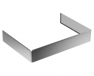 ILVE AMZ90I Toe Kick, in Stainless Steel